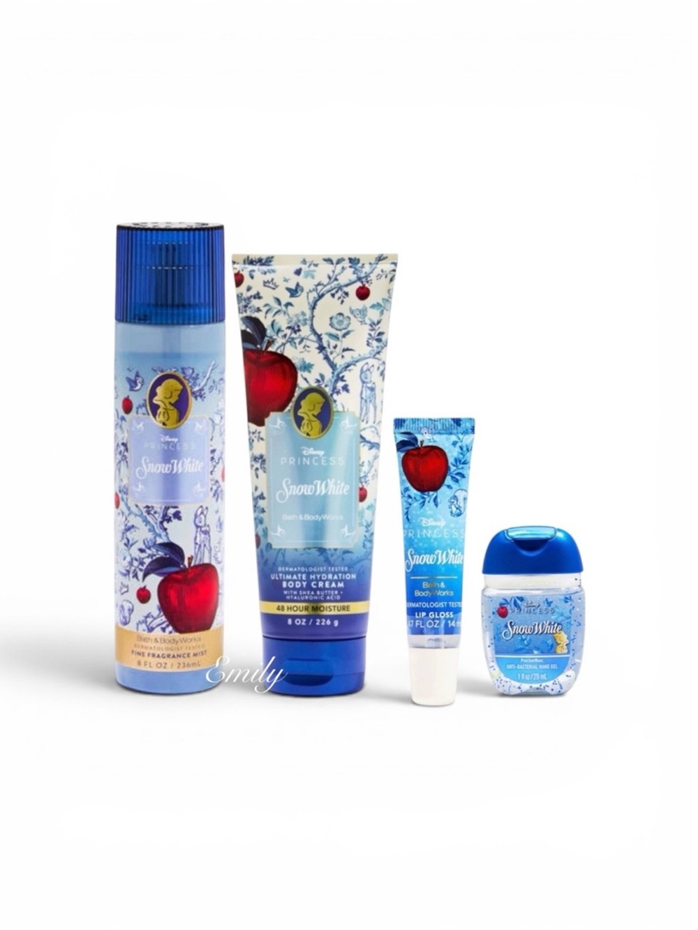 Bath & Body Works DISNEY
PRINCESS SNOW WHITE 4-Piece
Body Care Collection Set